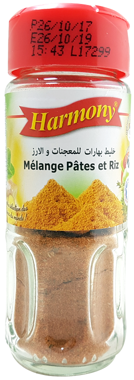 Mélange Epices pour Pâtes et Riz Harmony 30g
