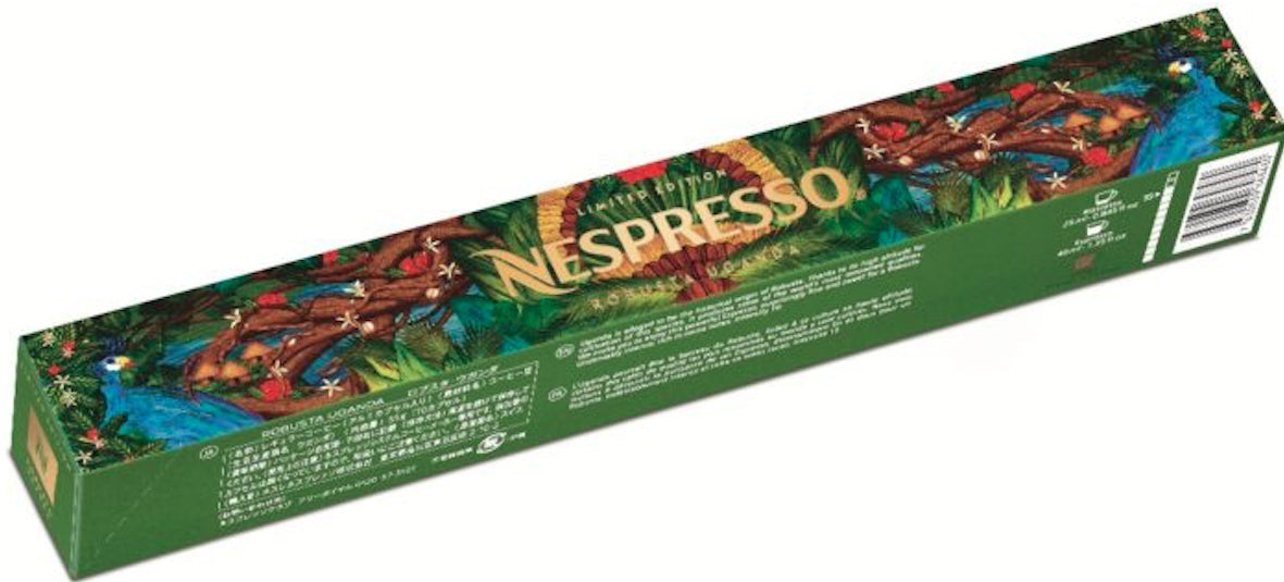 10 Capsules Edition Limitée Robusta Uganda Nespresso 55g