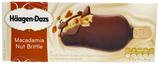 Bâtonnet de Glace au Macadamia Häagen-Dazs 70g