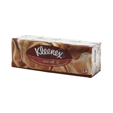 Kleenex Ultra Soft Pocket Tissues X 12