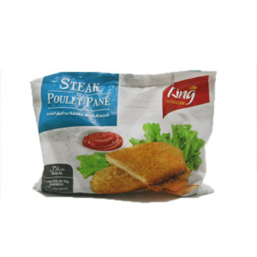 King Generation Frozen Breaded Chicken Steak 340 g