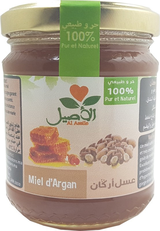 Miel d'Argan 100% Pur et Naturel Al-Assil 250g