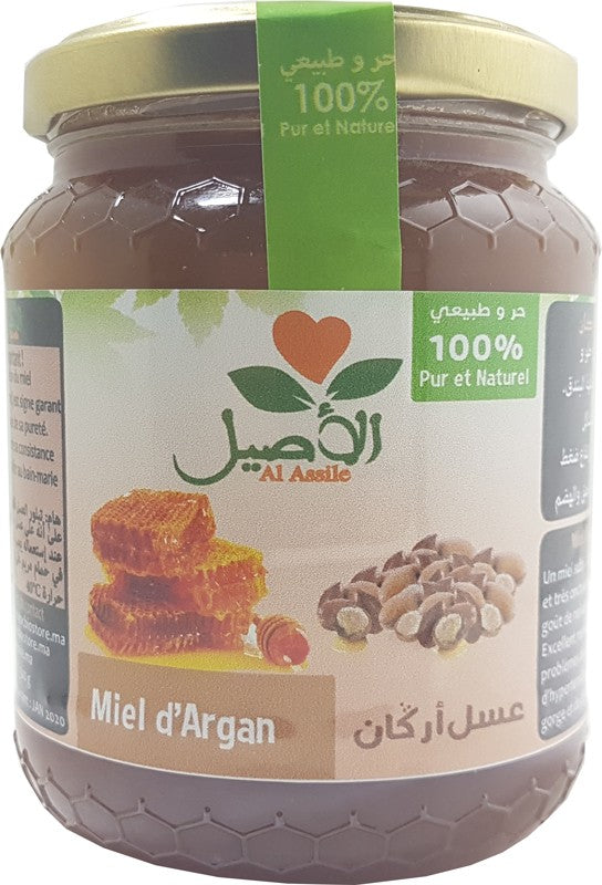 الأصيل عسل أرغان نقي وطبيعي 100% 500 جرام