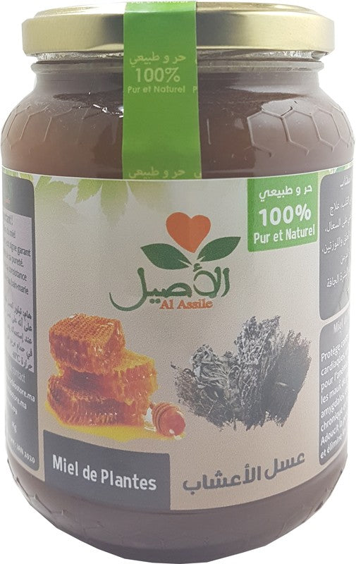 Miel de Plantes 100% Pur et Naturel Al-Assil 1kg