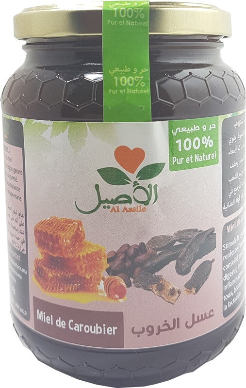 عسل الخروب الطبيعي والصافي 100% الأصيل 1 كجم 