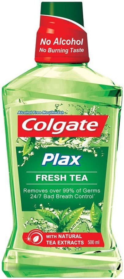 Mouthwash Plax Fresh Tea No Alcohol Colgate 250ml