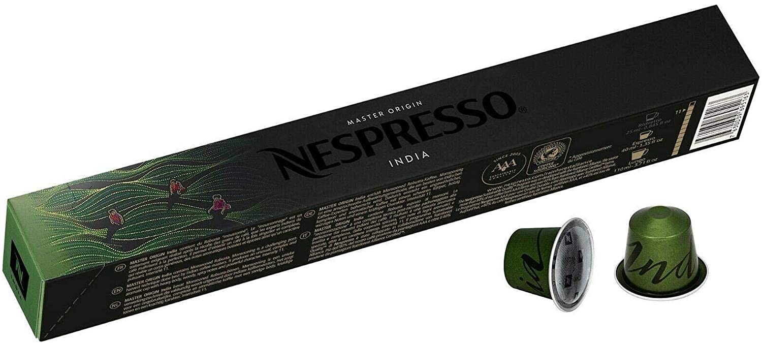10 Master Origins India Nespresso Capsules 57g 