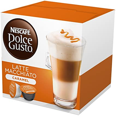 16 Latte Macchiato Caramel Nescafé Dolce Gusto Capsules