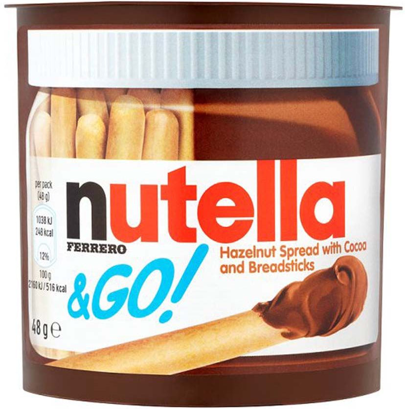 Batônnets Céréaliers et Pate à Tartiner Nutella & Go! 52g