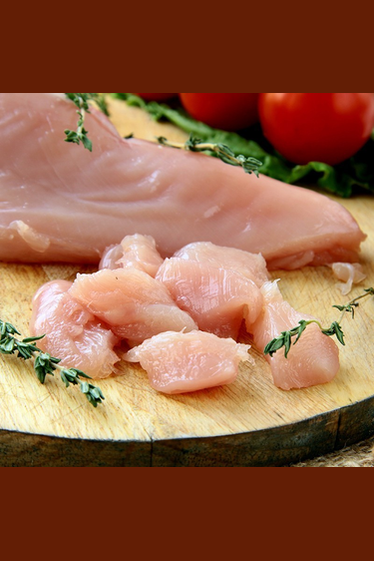Sliced ​​Chicken Plain Tray of 500 g
