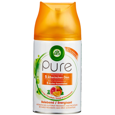 Recharge Diffuseur Automatique Pure Huiles Essentielles Orange & Pmaplemouse Air Wick Freshmatic Max 250ml