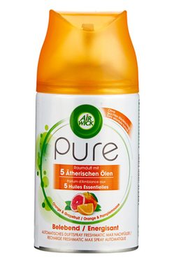 إيرويك فريشماتيك ماكس الزيوت العطرية النقية بالبرتقال و مابلماوس إعادة تعبئة موزع الروائح الأوتوماتيكي 250 مل