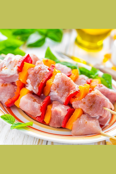 Brochette de Dinde Nature  Barquette de 500 g