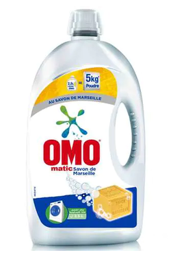 Détergent Liquide au Savon de Marseille Omo Matic  2,5L