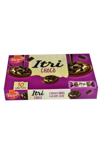 بسكويت محشو بكريمة الكاكاو إيتري ديو 10x32 جم إكسيلو