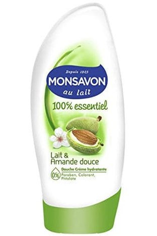 جل الاستحمام المرطب بالحليب الأساسي من مونسافون، 250 مل