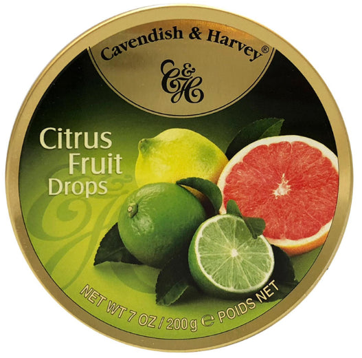 Bonbons Citrus Fruit Drops Cavendish & Harvey 175g