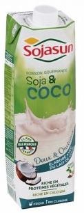 Boisson au soja et Coco SojaSun 1L