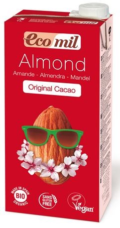 Lait d’amande agave cacao Bio EcoMil 1L