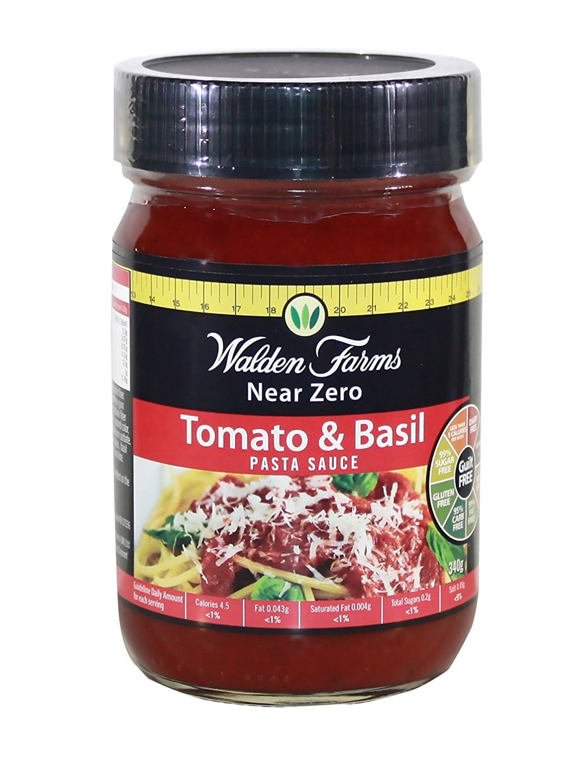 Pasta Sauce Tomato and Basil (Tomato and Basil) Calorie Free Walden Farms 355 ML