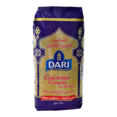 Dari Wholemeal Durum Wheat Couscous 1kg