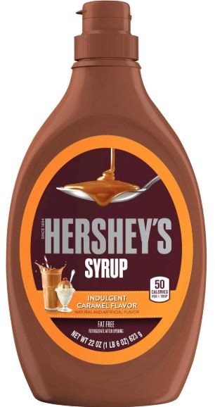 HERSHEY'S SYRUP IN CARAMEL FLAVOR Gluten Free 623g