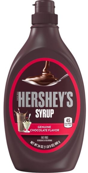 HERSHEY'S CHOCOLATE SYRUP Sans Gluten 680g