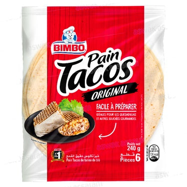 6 Original Bimbo Taco Buns 240 g