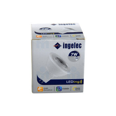 كشاف LED 7W GU5.3 6500K ضوء أصفر Ingelec