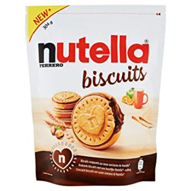 12 Biscuits Cookies Nutella 304 g