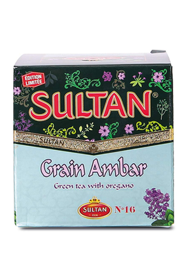 Green Tea in Grains oregano Sultan Ambar 150g