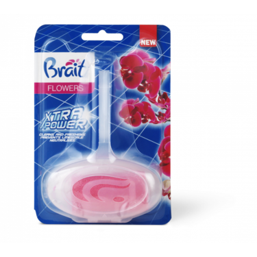 Bloc De Toilette  Fleurs Monophasé  Brait 40G