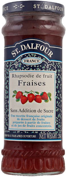 Confiture de Fraises Sans Sucres Ajoutes St Dalfour 284g