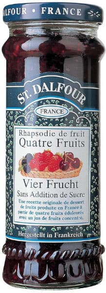 Four Fruit Jam No Added Sugar St Dalfour 284g