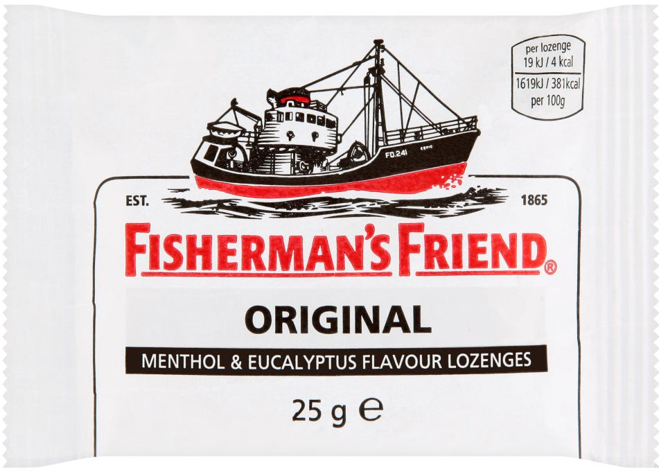 Pastilles Saveur Menthol et Eucalyptus Fisherman's Friend Original 25G