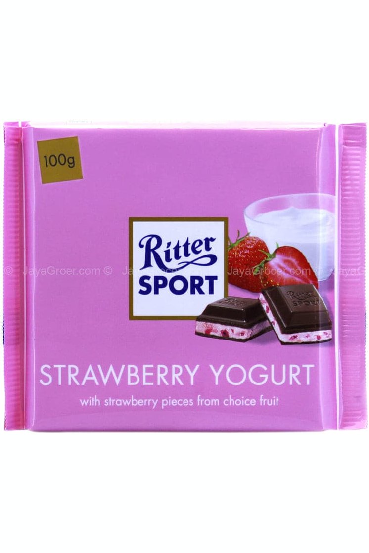 Ritter Sport Strawberry Yogurt Chocolate 100g