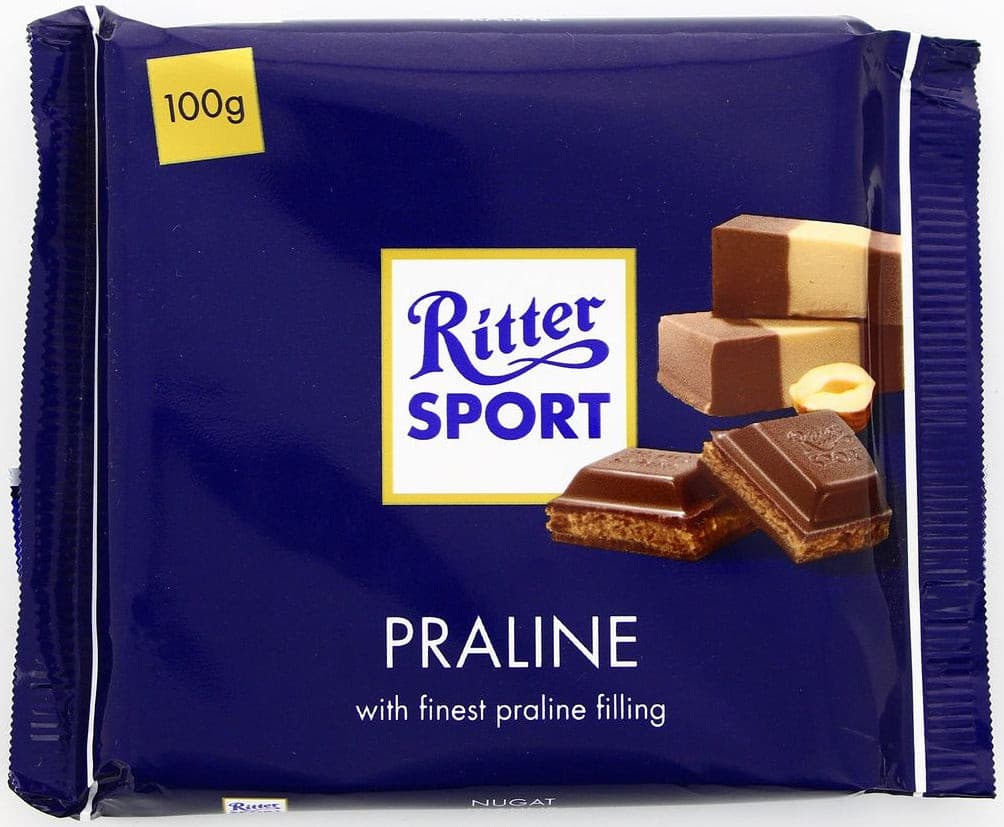 Ritter Sport Praline Chocolate 100g