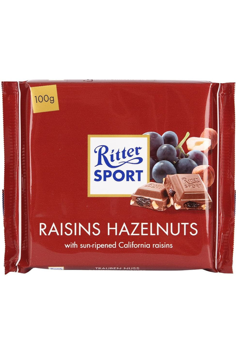 Chocolate with Raisins and Hazelnuts Ritter Sport 100g