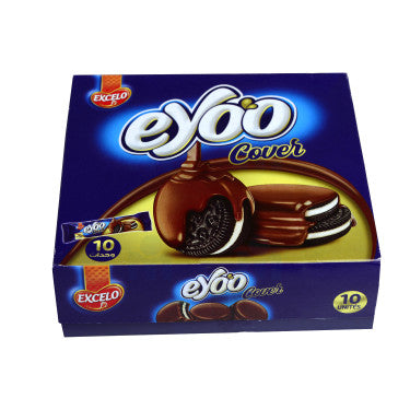 Eyoo Vanilla Flavor Filled Cocoa Biscuit 10 x 52g Excelo
