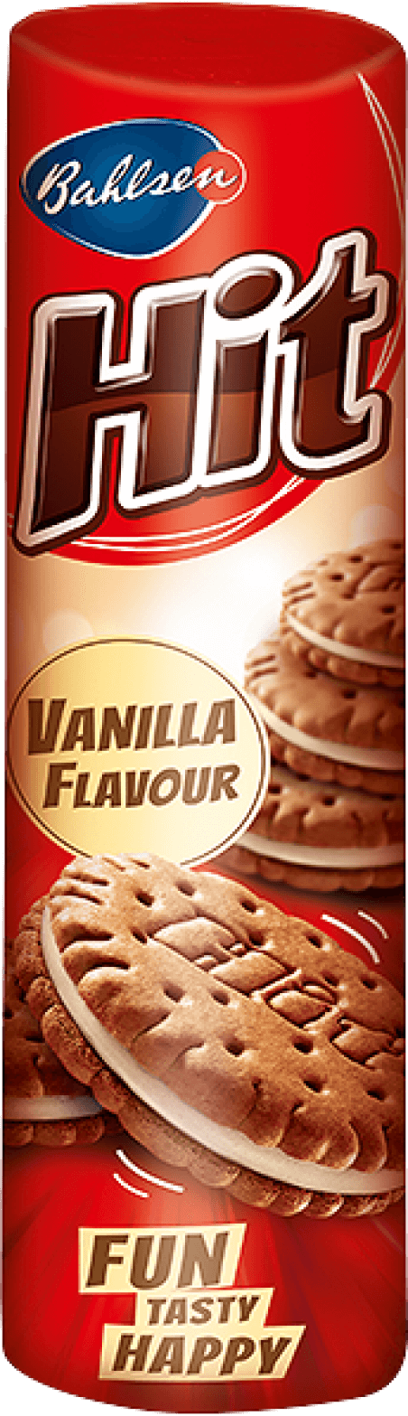 Hit Vanilla Filled Cocoa Sandwich Cookies 220g