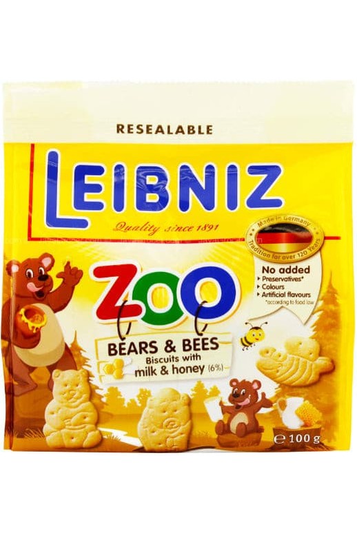 بسكويت ليبنيز بالعسل والحليب زوو 100 جرام