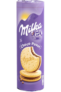 Chocolate Filled Cookies Choco Pause Milka 260 g