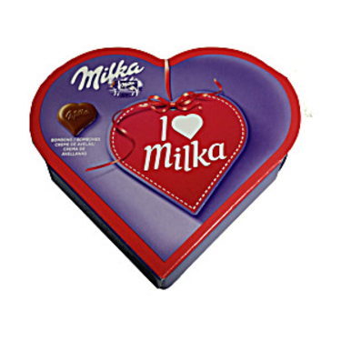 8 Bonbons à la Crème de Noisettes I Love Milka 50g