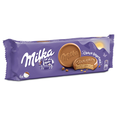 6 Chocolate Supreme Milka Cookies 180g