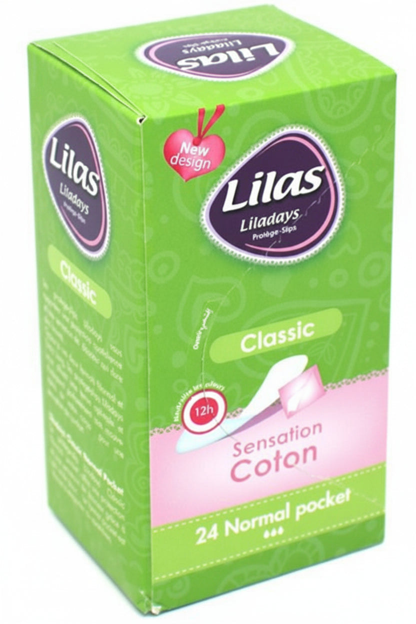 Panty Liners Classic Sensation Cotton 24 Normal Pocket LILAS