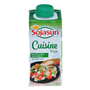 Vegetable Cooking Cream with Soy Sojasun 200 ml