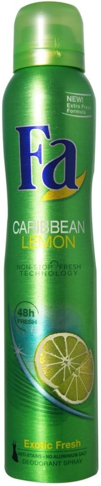 Caribbean Lemon 48h Fresh FA Deodorant 200ml