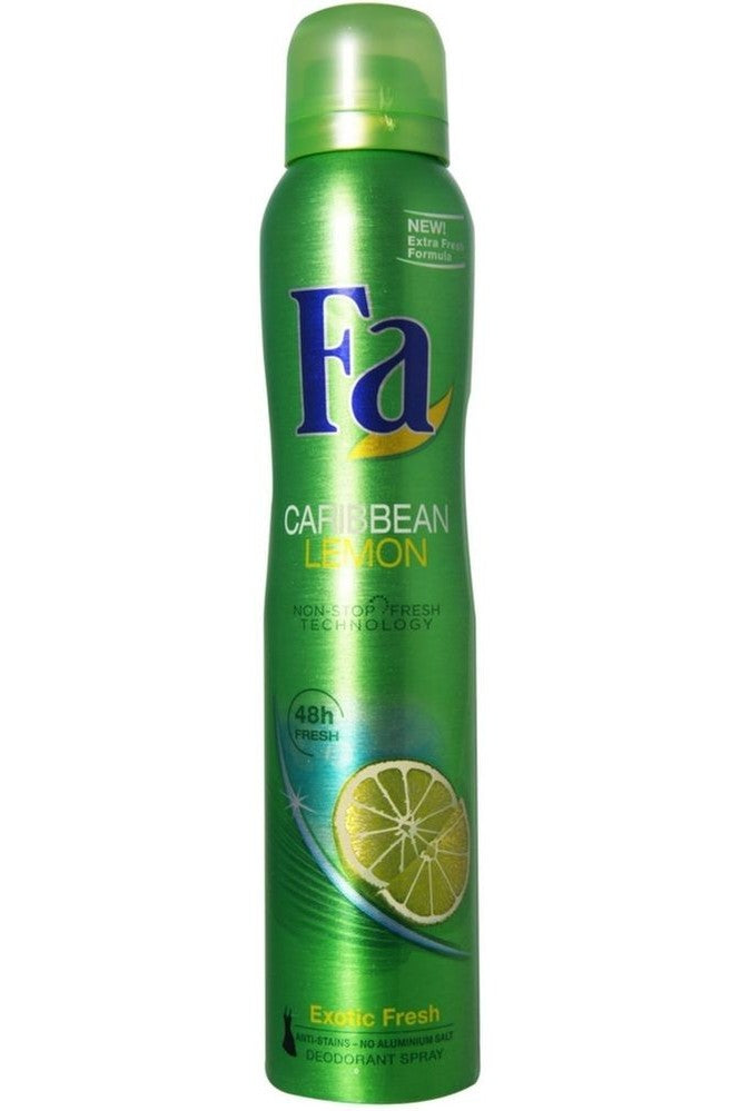 Caribbean Lemon 48h Fresh FA Deodorant 200ml