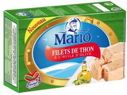 Filets de Thon à l'huile d'olive Mario 125g