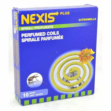 10 Spirales Répulsifs Parfumée Citron Anti-moustique Nexis